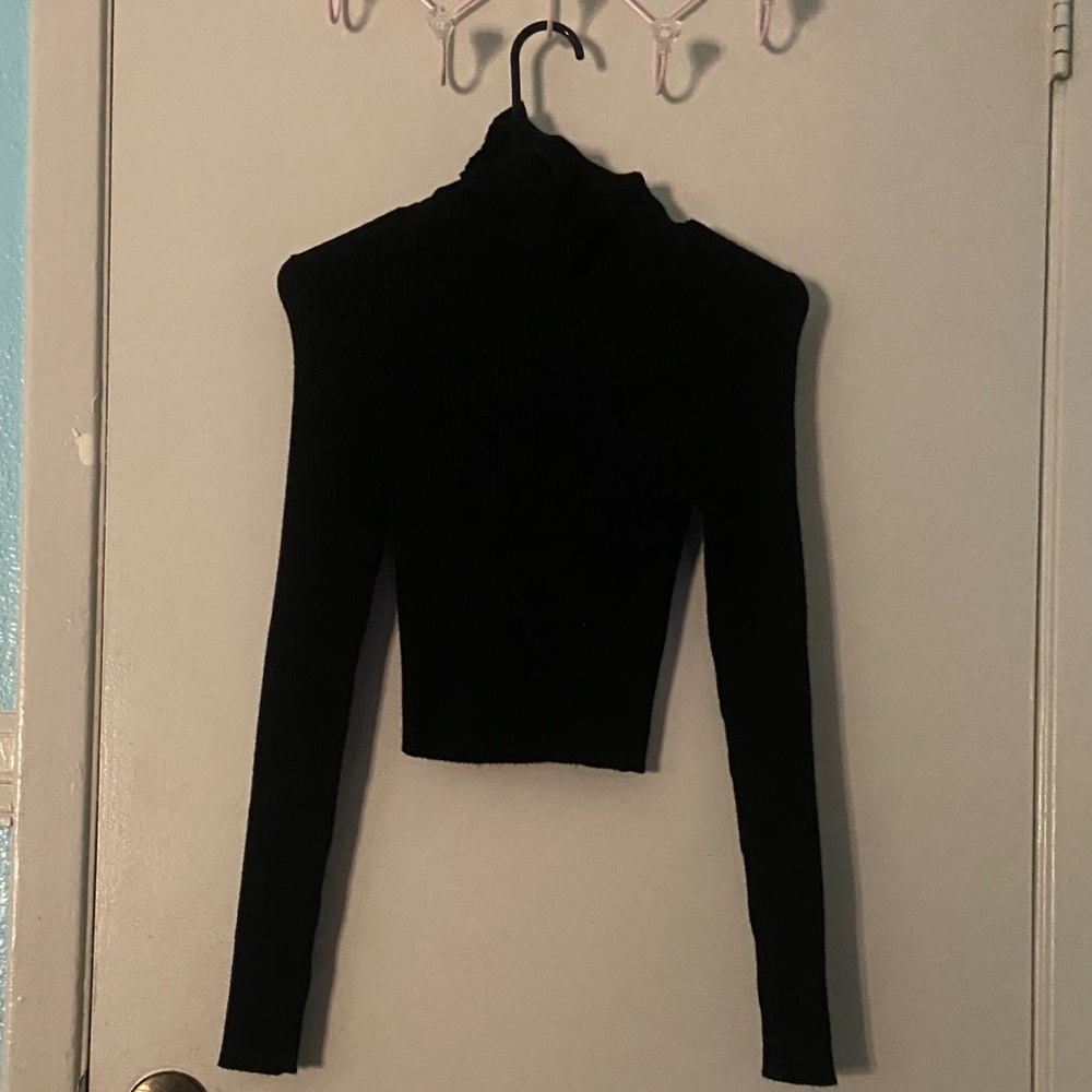 Black long sleeve turtleneck